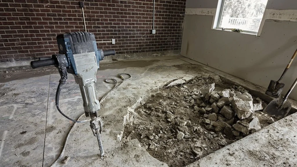 Concrete Slab Foundation Repair in Half Moon, NC